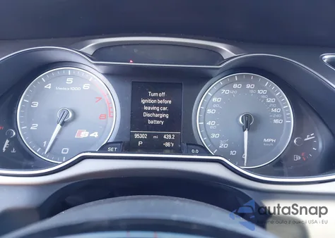 2013 Audi S4 3.0T Premium Plus from USA, damaged, VIN WAUBGAFL9DA227857